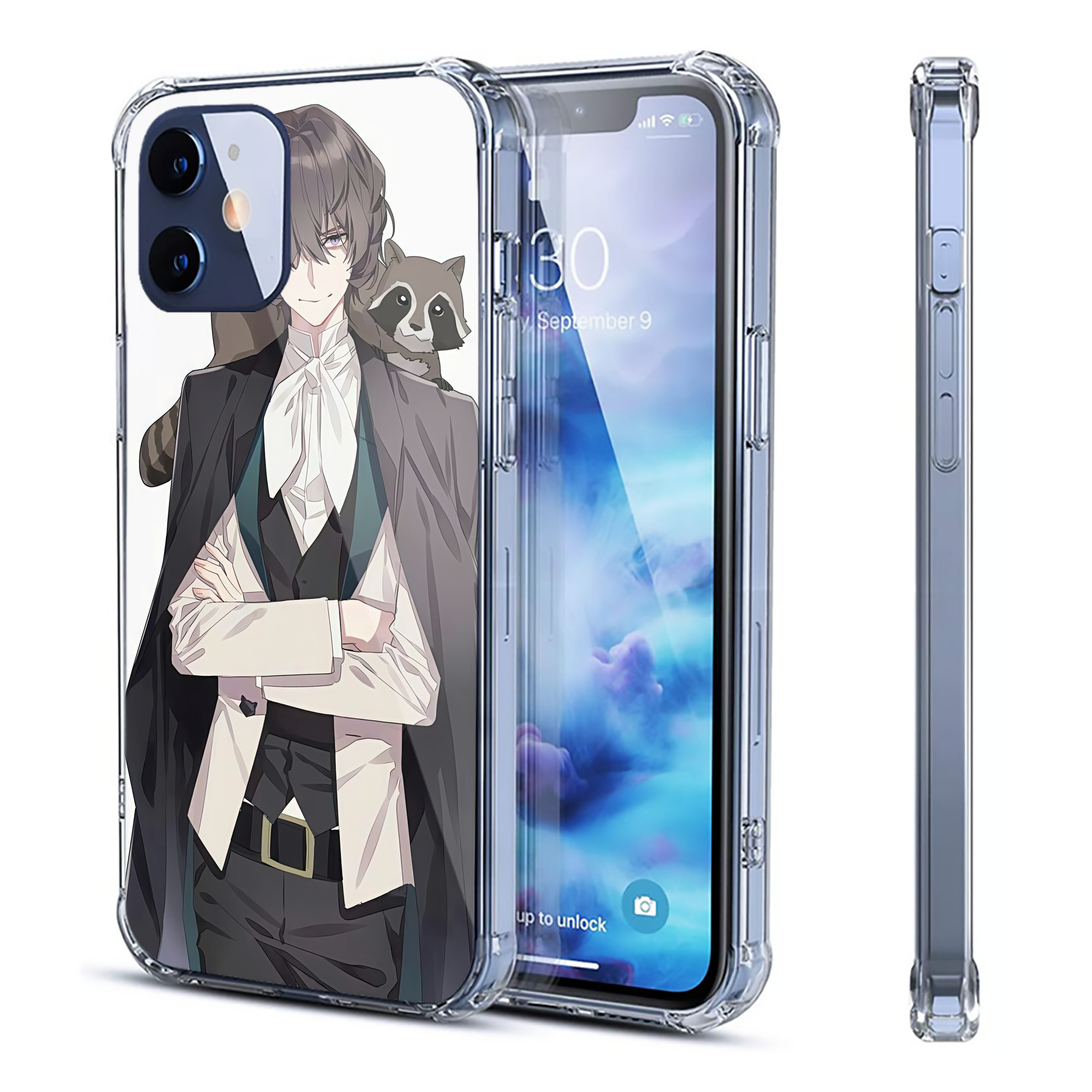 （画像用） 文豪ストレイドッグス Bungo Stray Dogs 【iPhone 12シリーズ対応】透明スマホケース（クリアソフトケース）